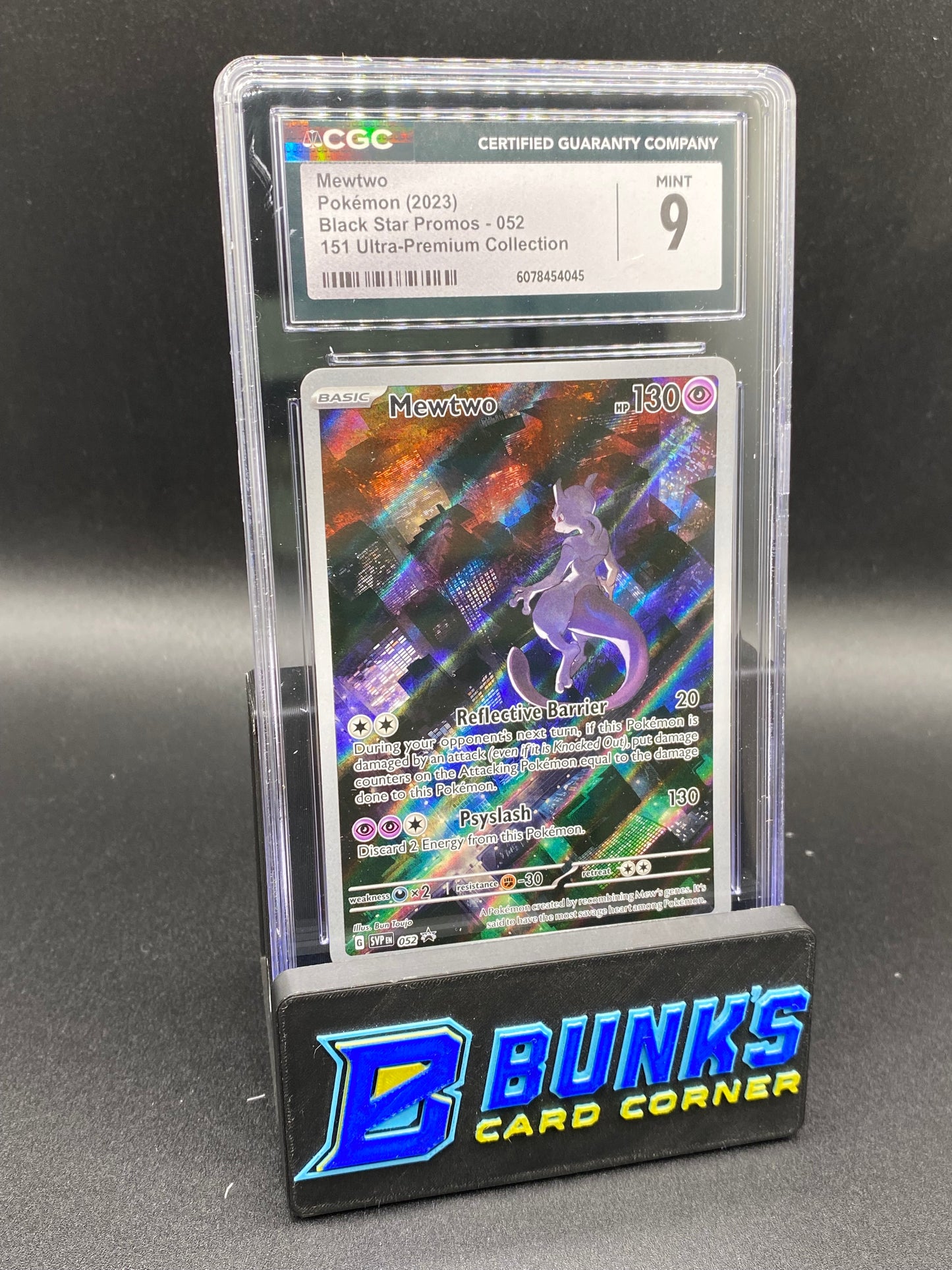 Mewtwo 151 Promo CGC 9