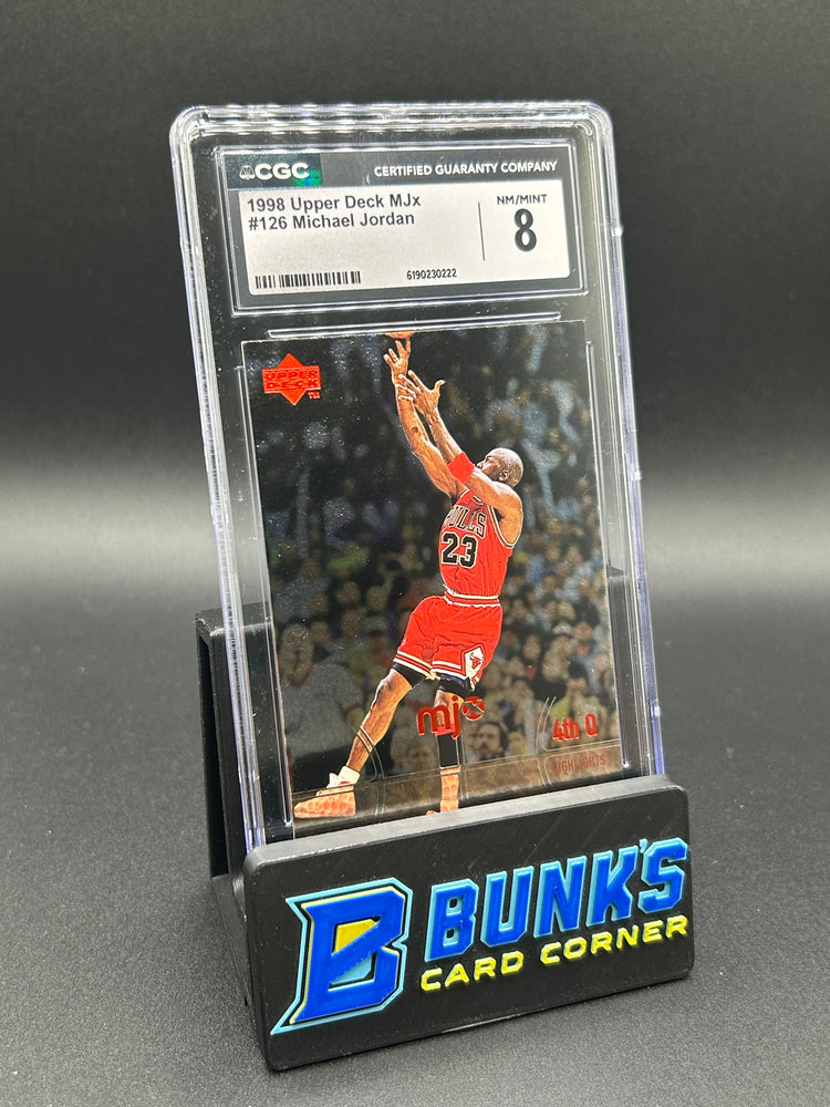 1998 Michael Jordan Upper Deck MJx Red CGC 8