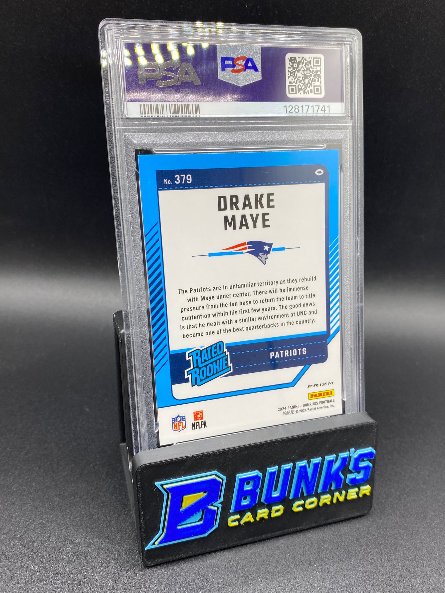 2024 Drake Maye Pink PSA 9