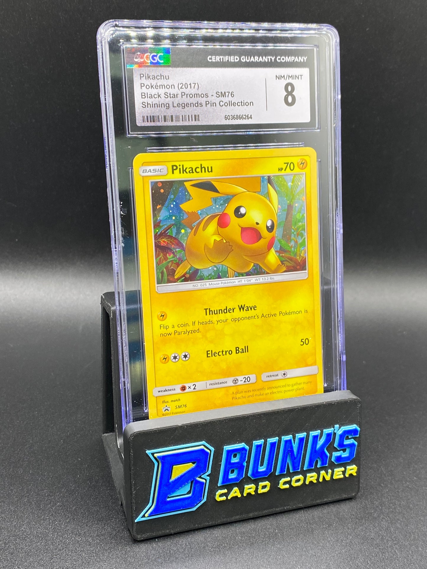 Pikachu Promo Pin Collection CGC 8