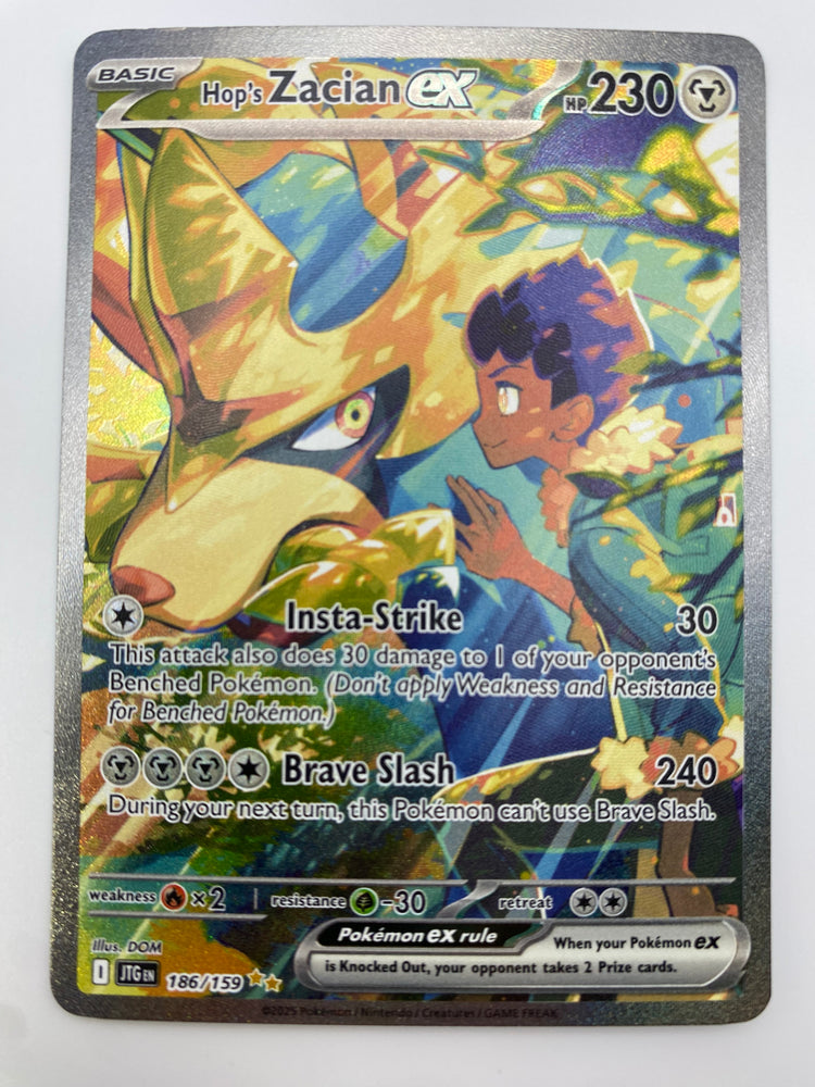 Hop's Zacian EX SIR Journey Together NM