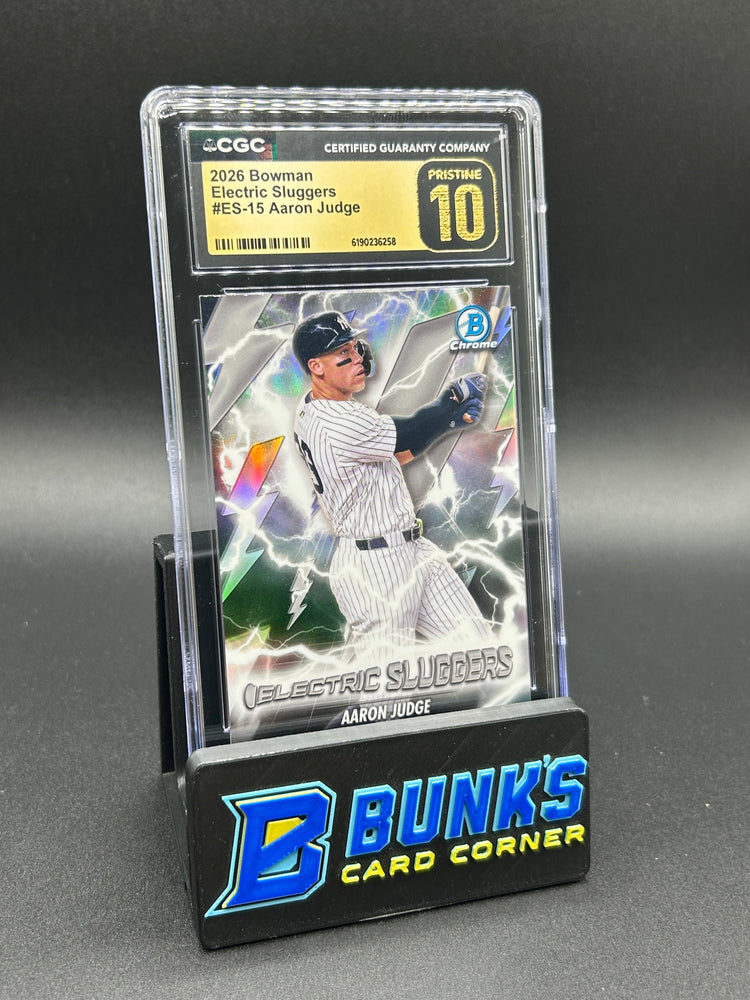 2026 Aaron Judge Bowman Electric Sluggers CGC Pristine 10