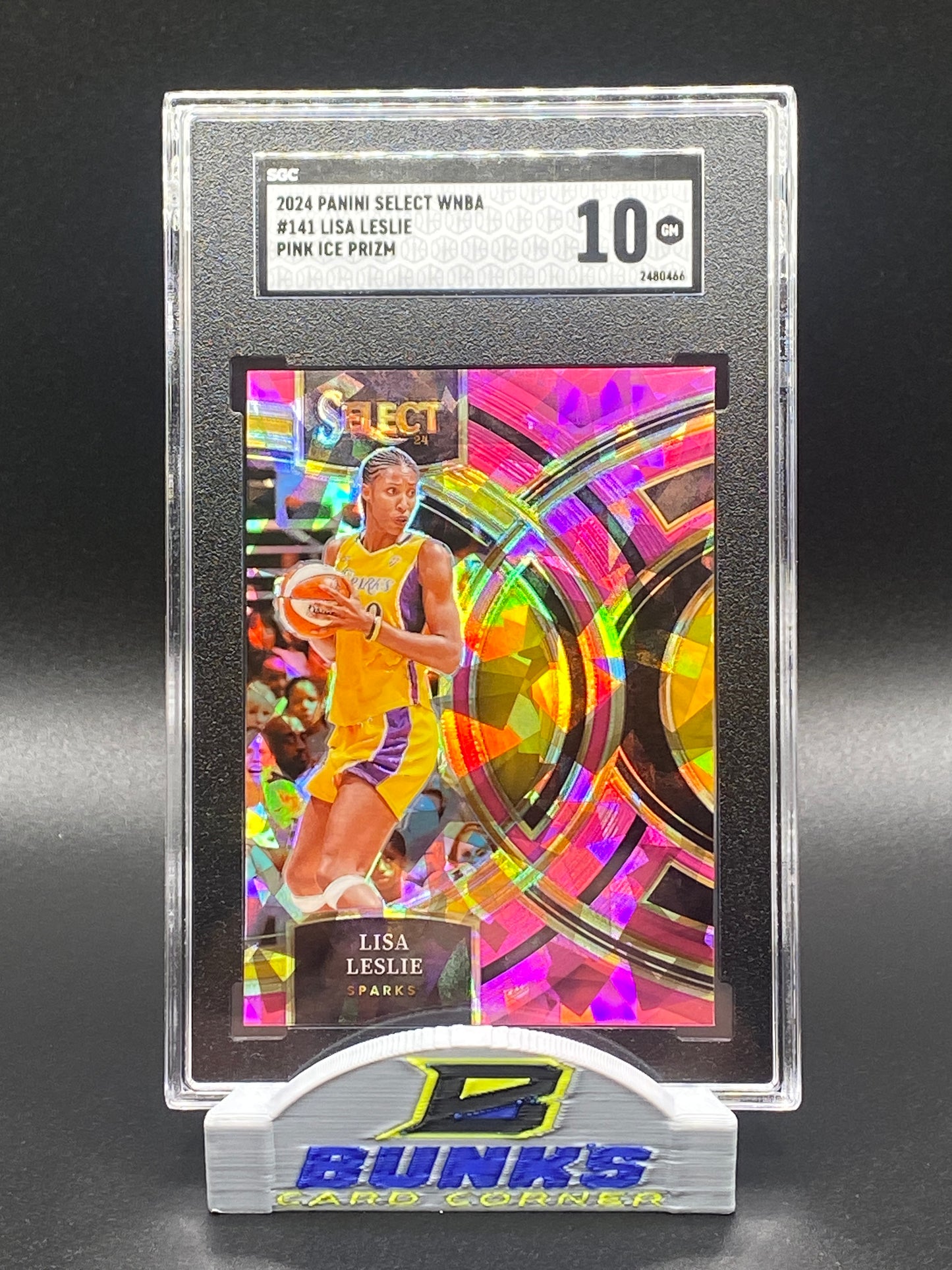 2024 Lisa Leslie - Pink Ice Prizm (Box B2)