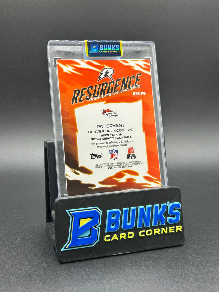 2026 Pat Bryant Resurgence Rookie Relic Signatures 54/99 RC