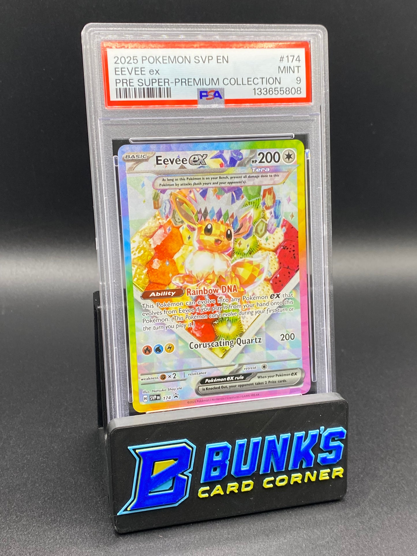Eevee Ex Promo PSA 9