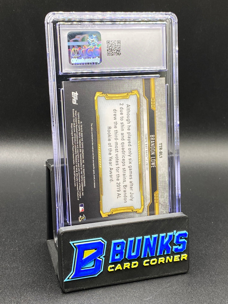 2020 Brandon Lowe Emerald Relics 6/18 CGC 9.5