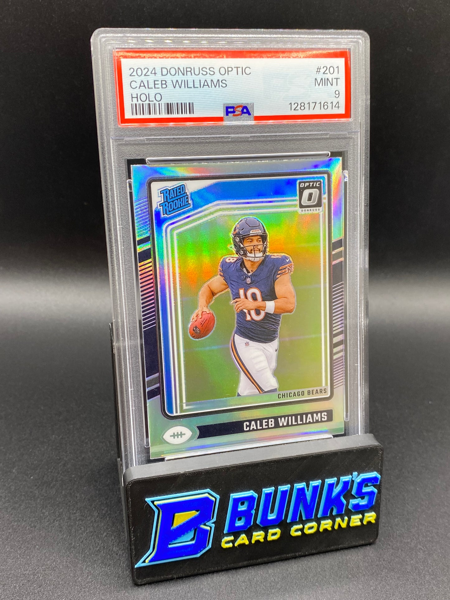 2024 Caleb Williams Silver PSA 9 RR Holo