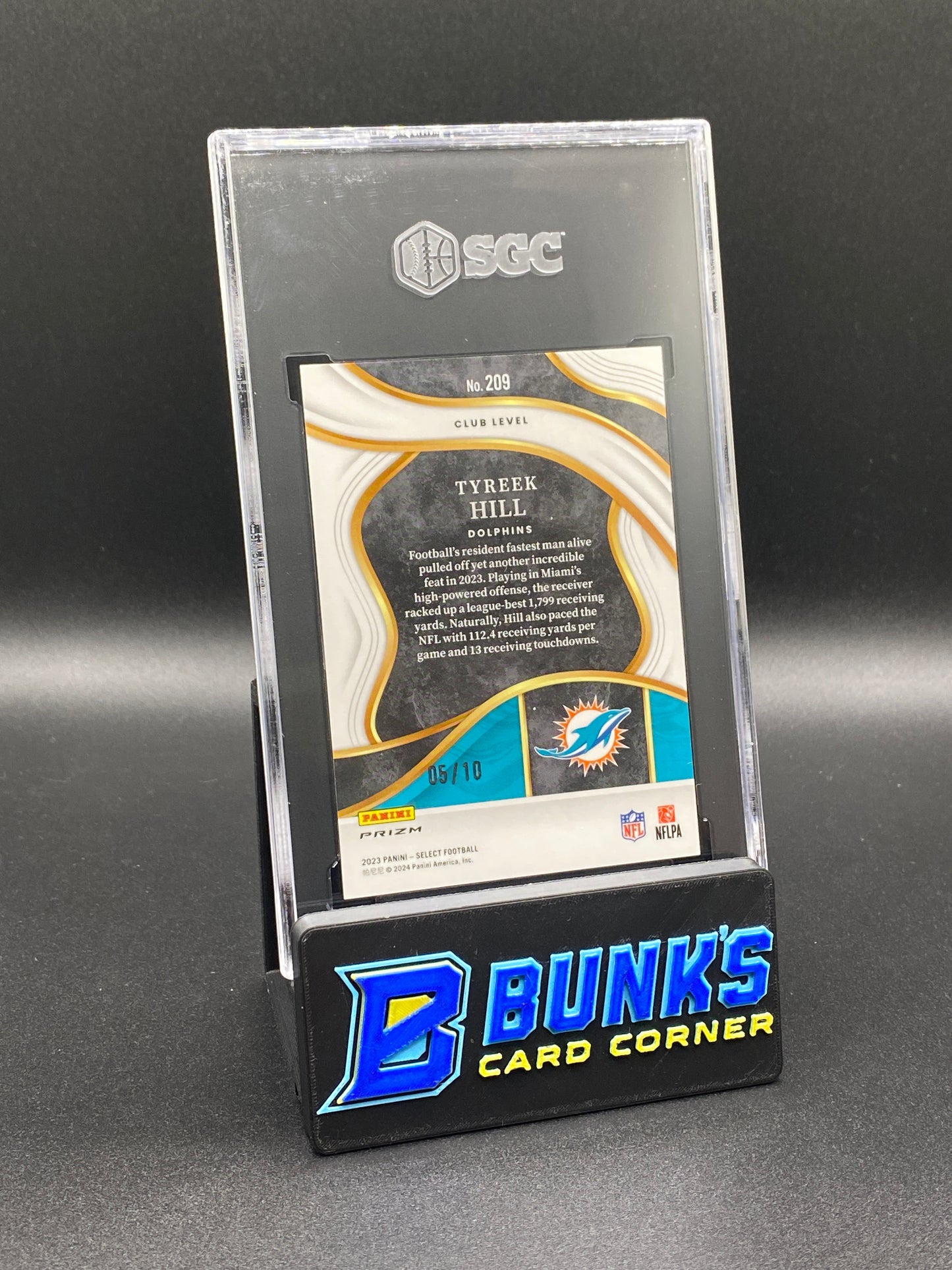 2023 Tyreek Hill Gold Disco Prizm 5/10