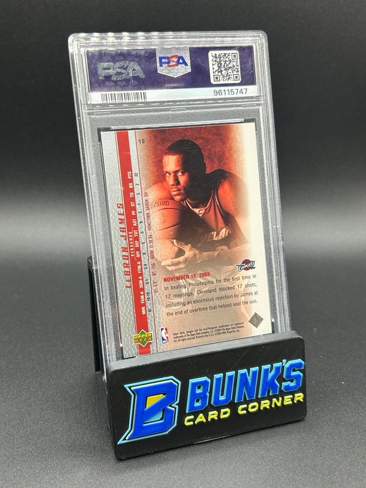 2003 LeBron James Upper Deck Phenomenal Beginning Rc PSA 9