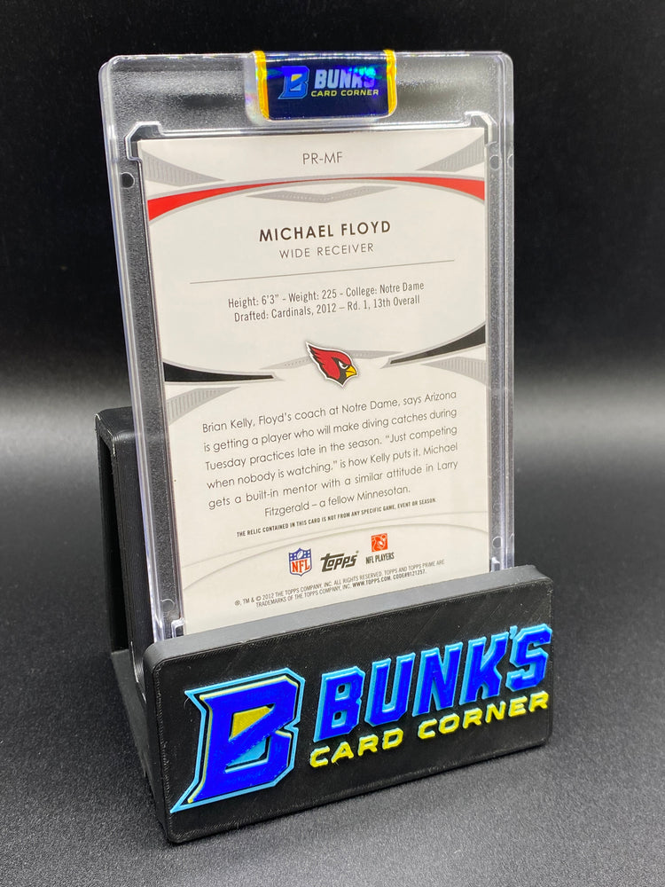 2012 Topps Prime Michael Floyd 16/25 Patch Rc