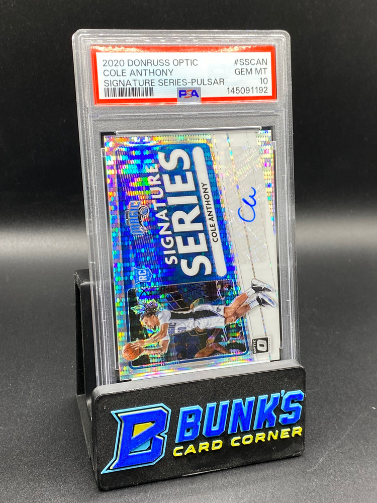 2020 Cole Anthony Sig Series-Pulsar Auto Rc 10/17 PSA 10