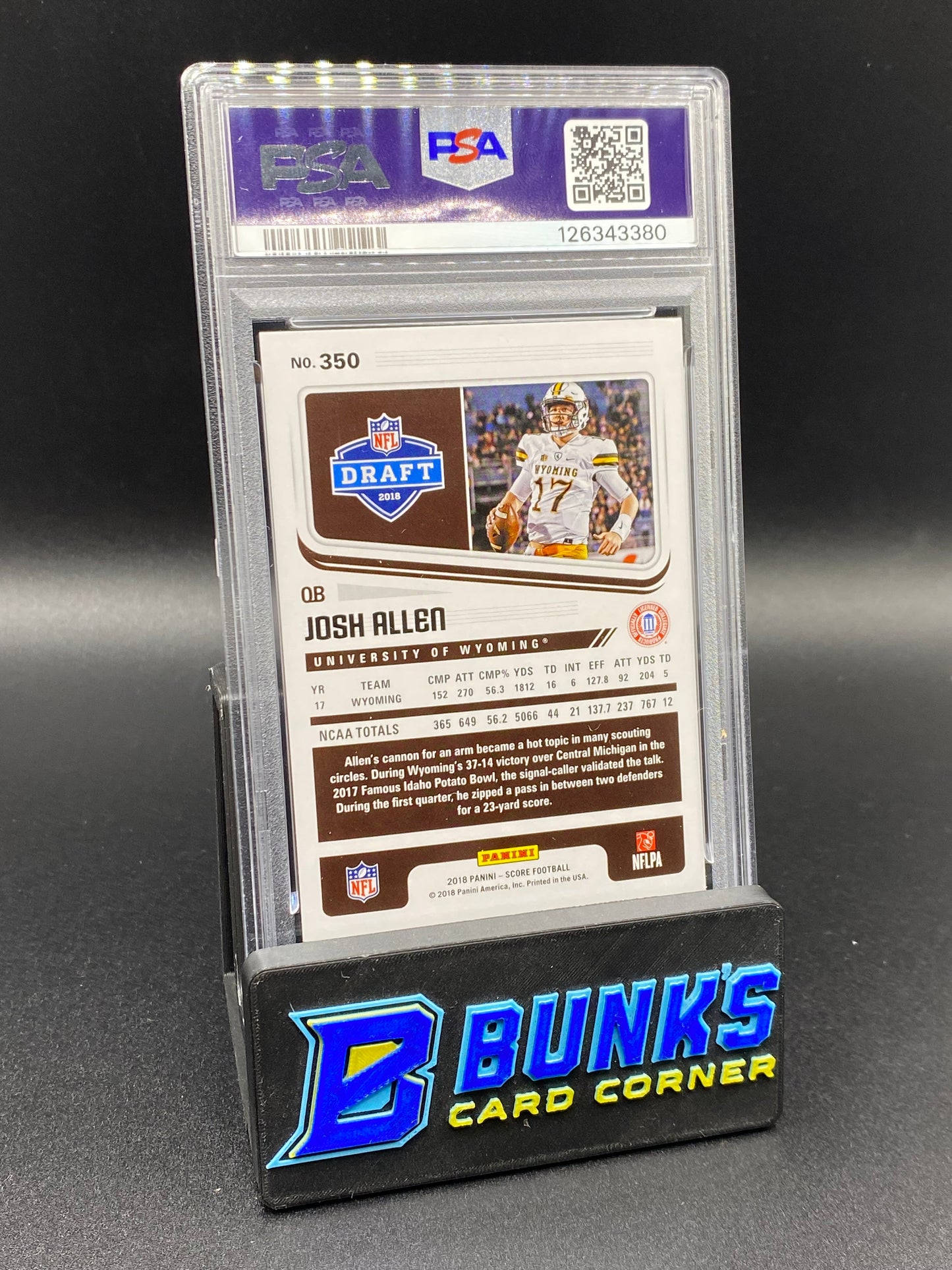 2018 Josh Allen PSA 10 Rc