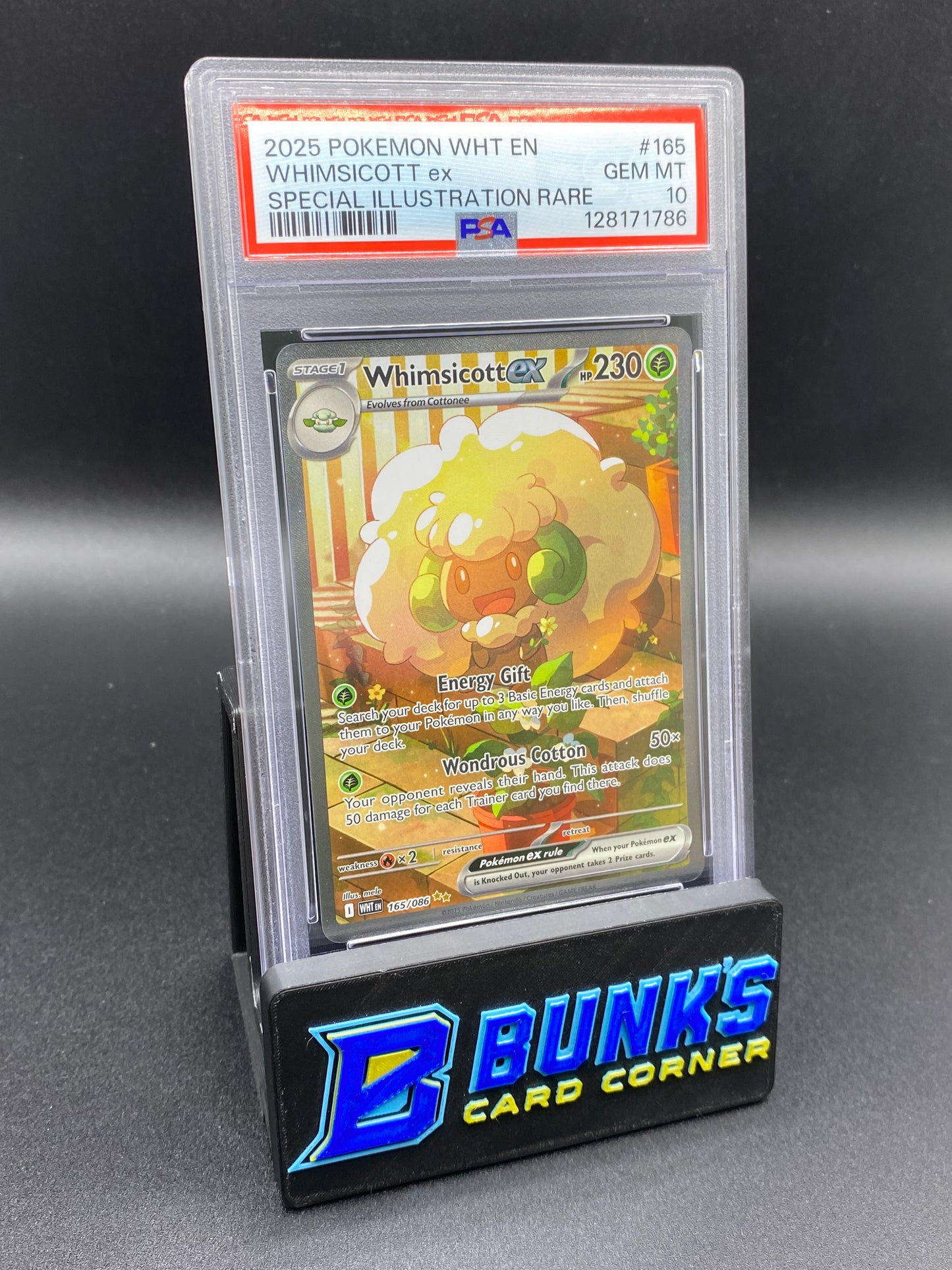 Whimsicott ex SIR White Flare PSA 10