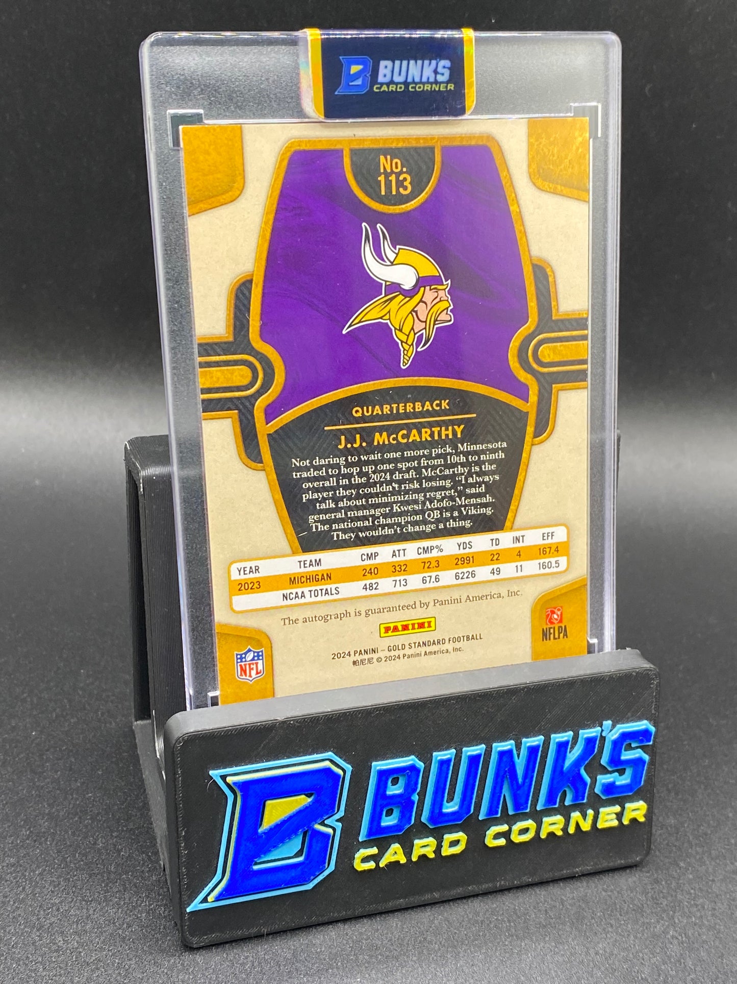 JJ McCarthy Rc 59/199 GS Auto