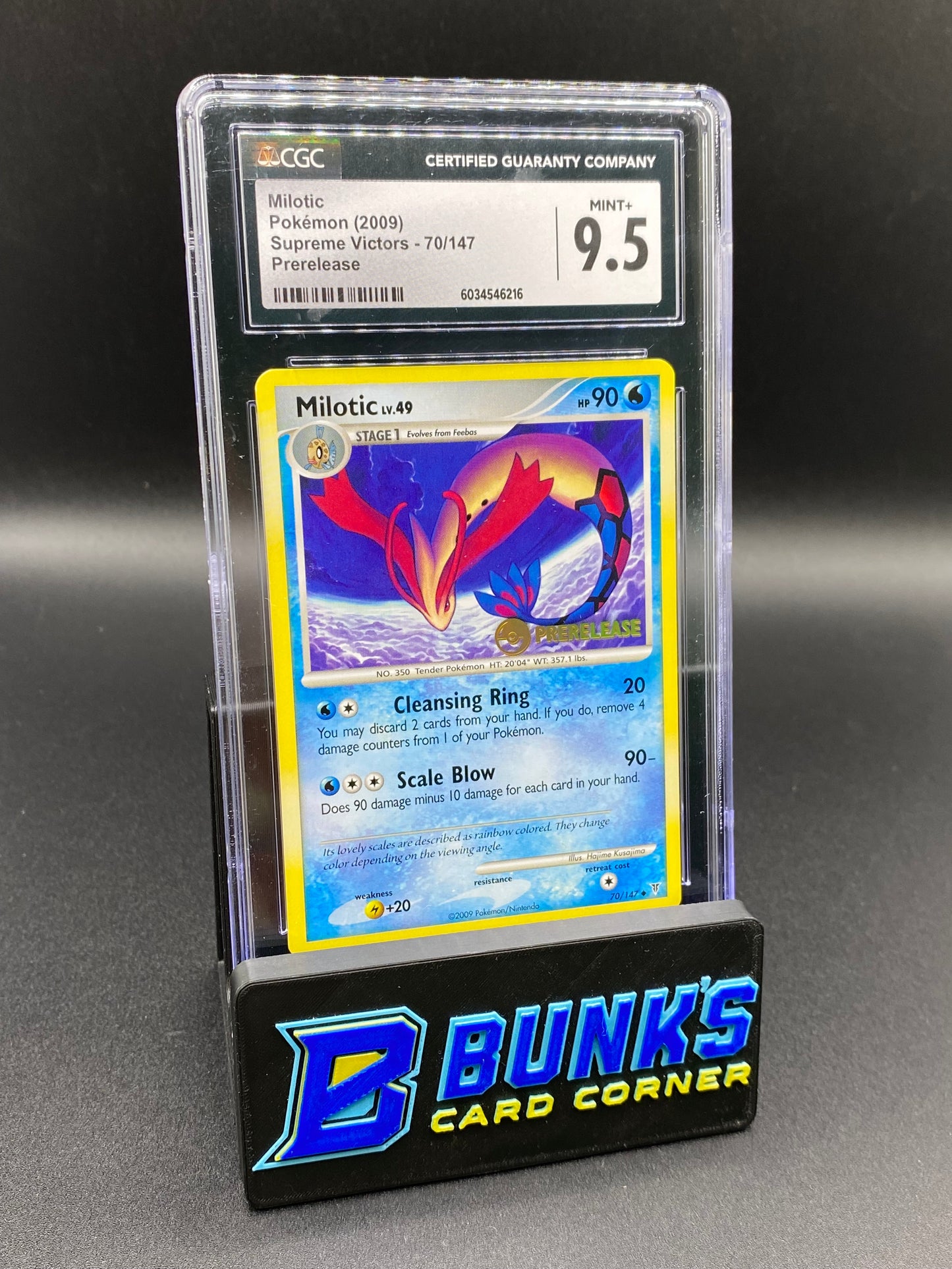 Milotic Prerelease Supreme Victors CGC 9.5