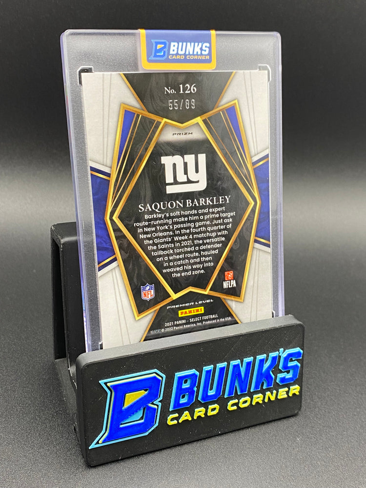 2021 Saquon Barkley 55/89 Green Scale Select