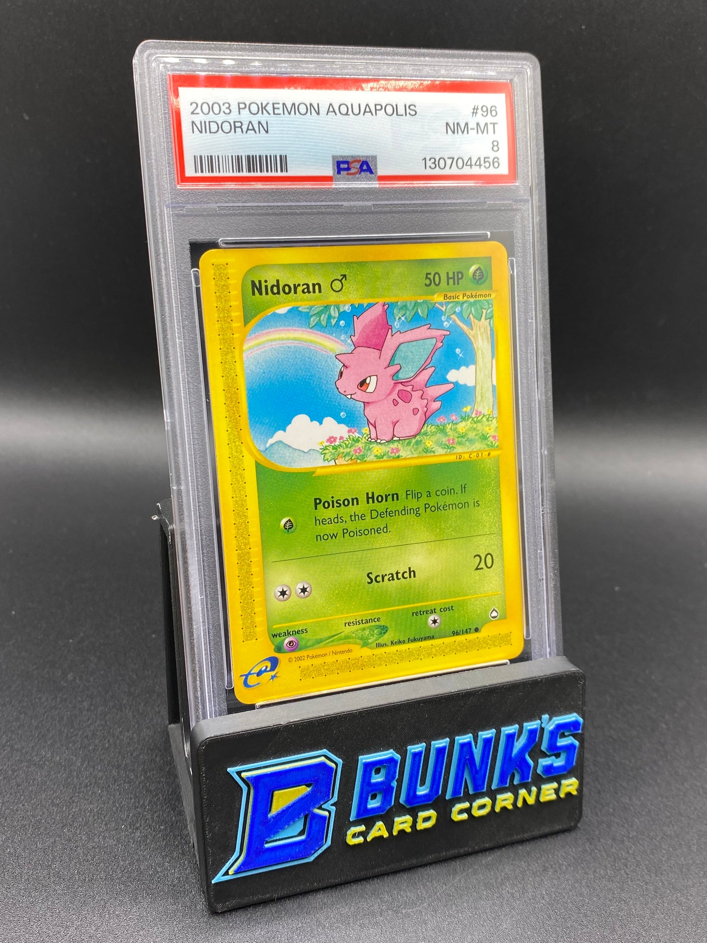 Nidoran E-reader Aquapolis PSA 8