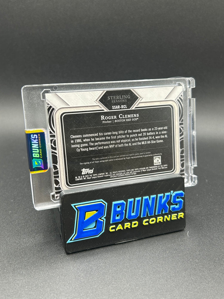 2022 Roger Clemens Topps Sterling Patch Auto 03/15