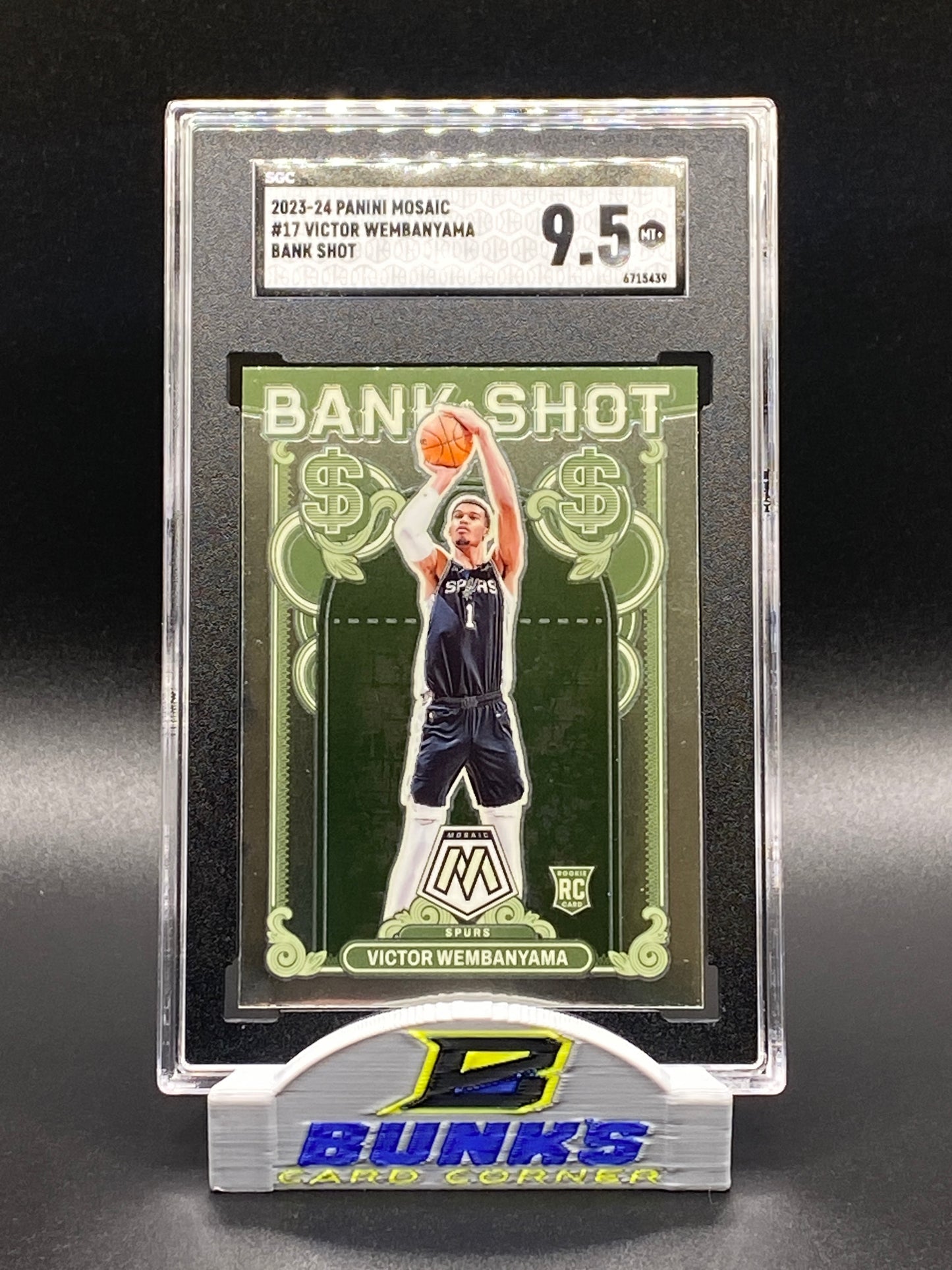 2023-24 Victor Wembanyama Bankshot Rookie Card (Box B2)