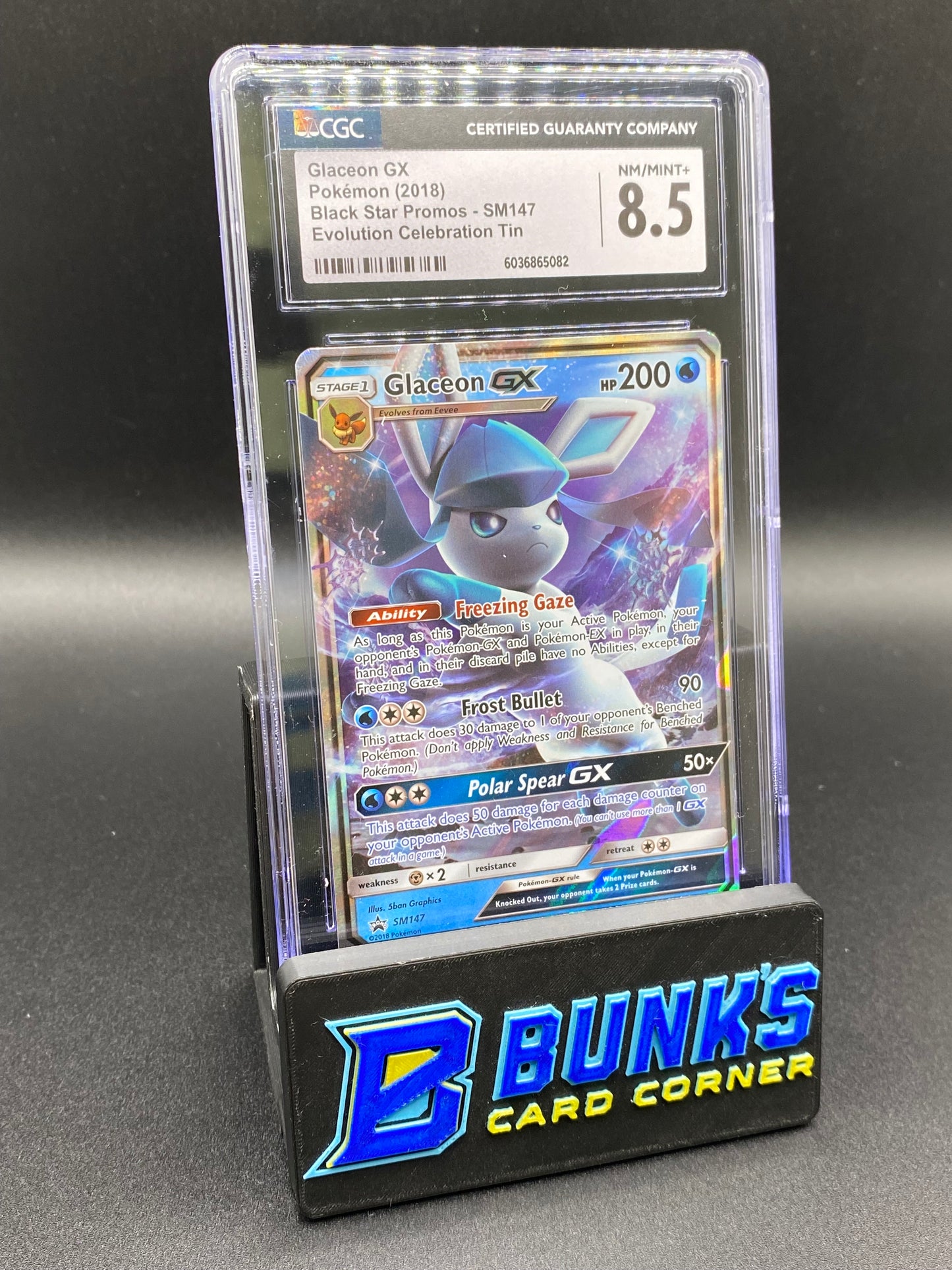 Glaceon Gx Promo CGC 8.5