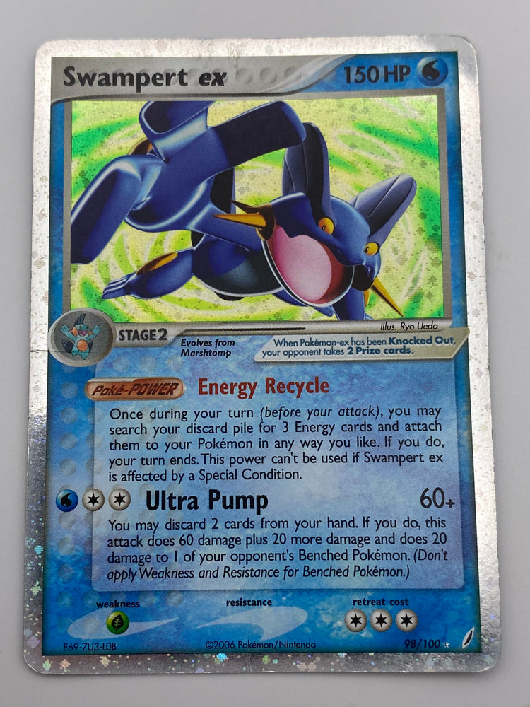 Swampert Ex Holo Crystal Guardians HP