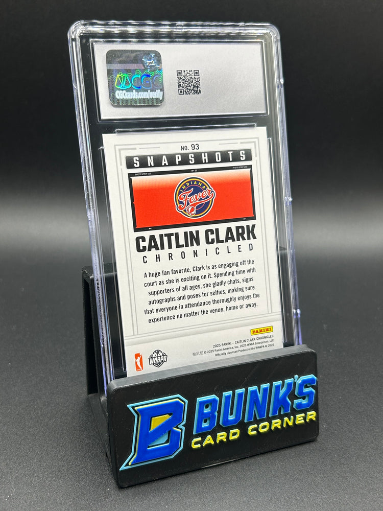 2025 Caitlin Clark Panini Chronicled Holo CGC 9.5