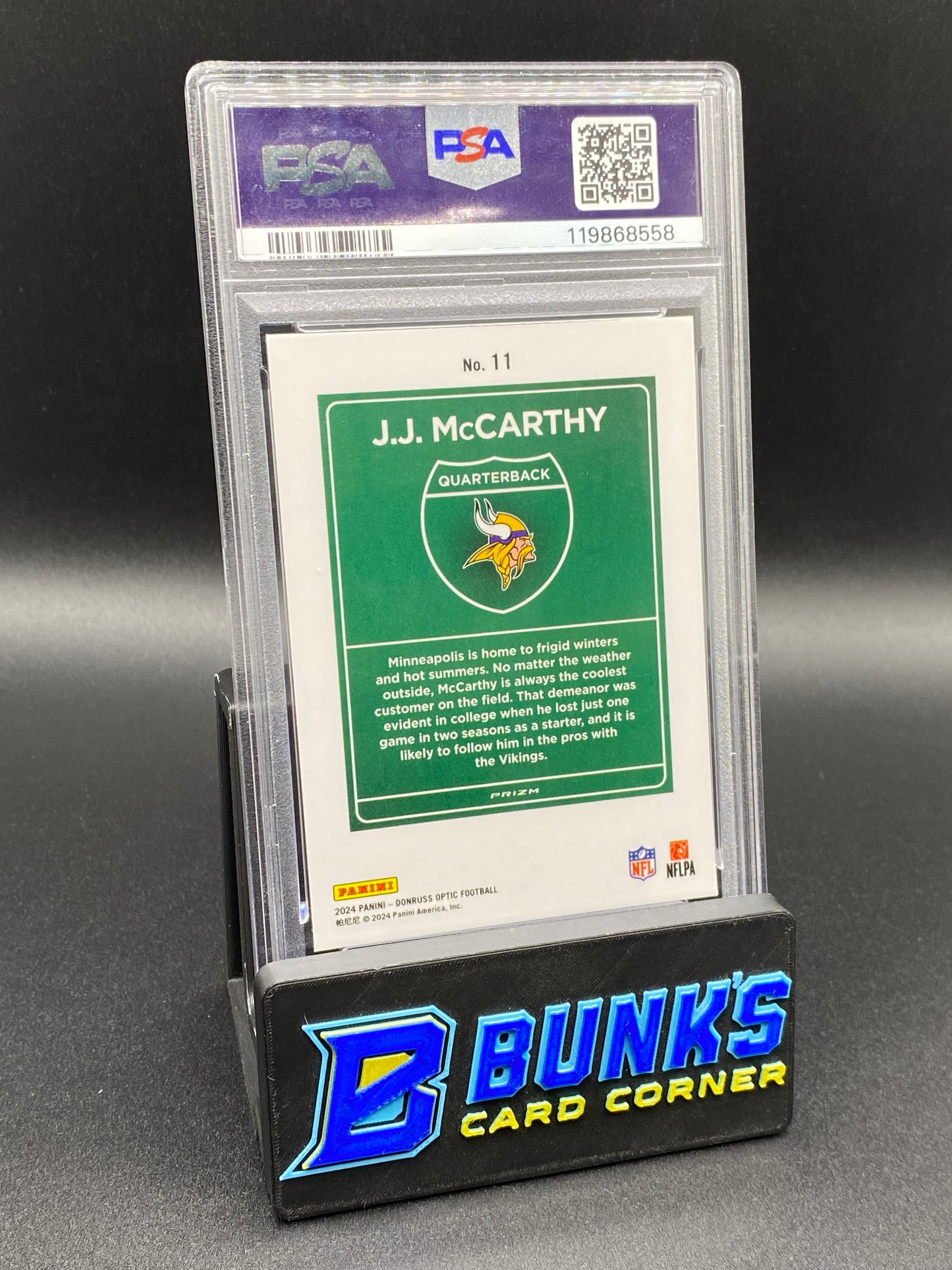 JJ McCarthy Downtown PSA 8