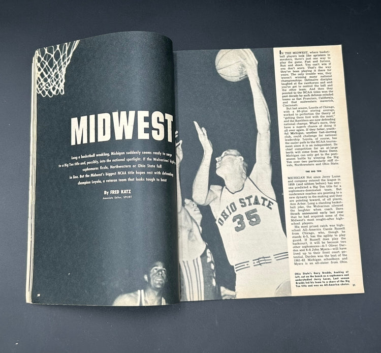 1964 Inside Basketball Bill Russell & Wilt Chamberlain