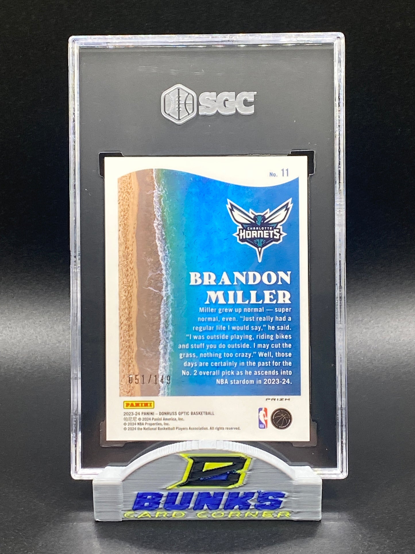 2023-24 Brandon Miller SPLASH! 51/149 (Box B2)