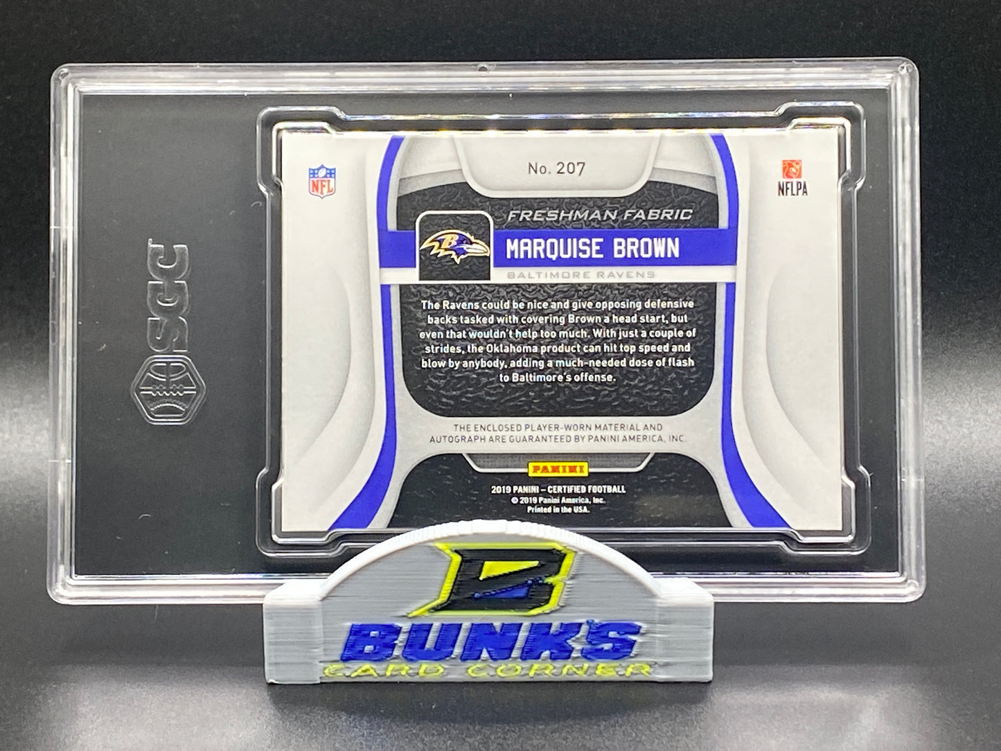 2019 Marquise Brown AUTOGRAPHED - Mirror Red 6/99