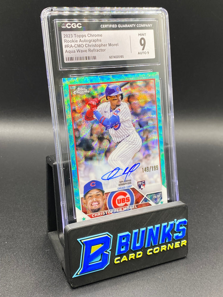 2023 Christopher Morel Aqua Wave Ref. 149/199 Rc Auto GC 9/9