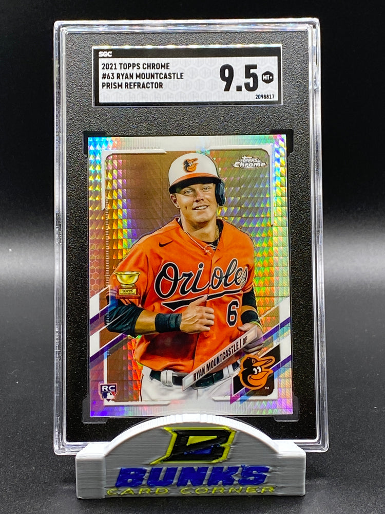 2021 Ryan Mountcastle Rookie Card Prism Refractor SGC 9.5
