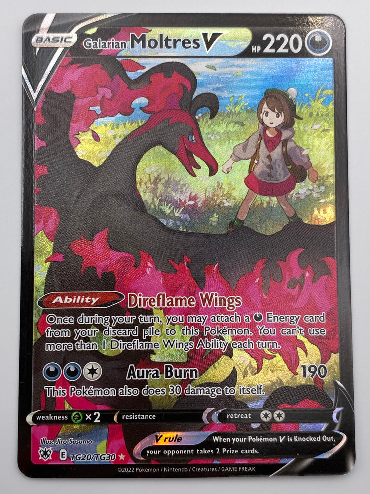 Galariain Moltres V Trainer Gallery Astral Radiance NM