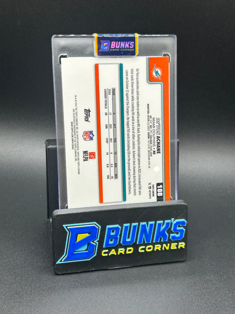 2025 De'Von Achane Topps Light Board SSP