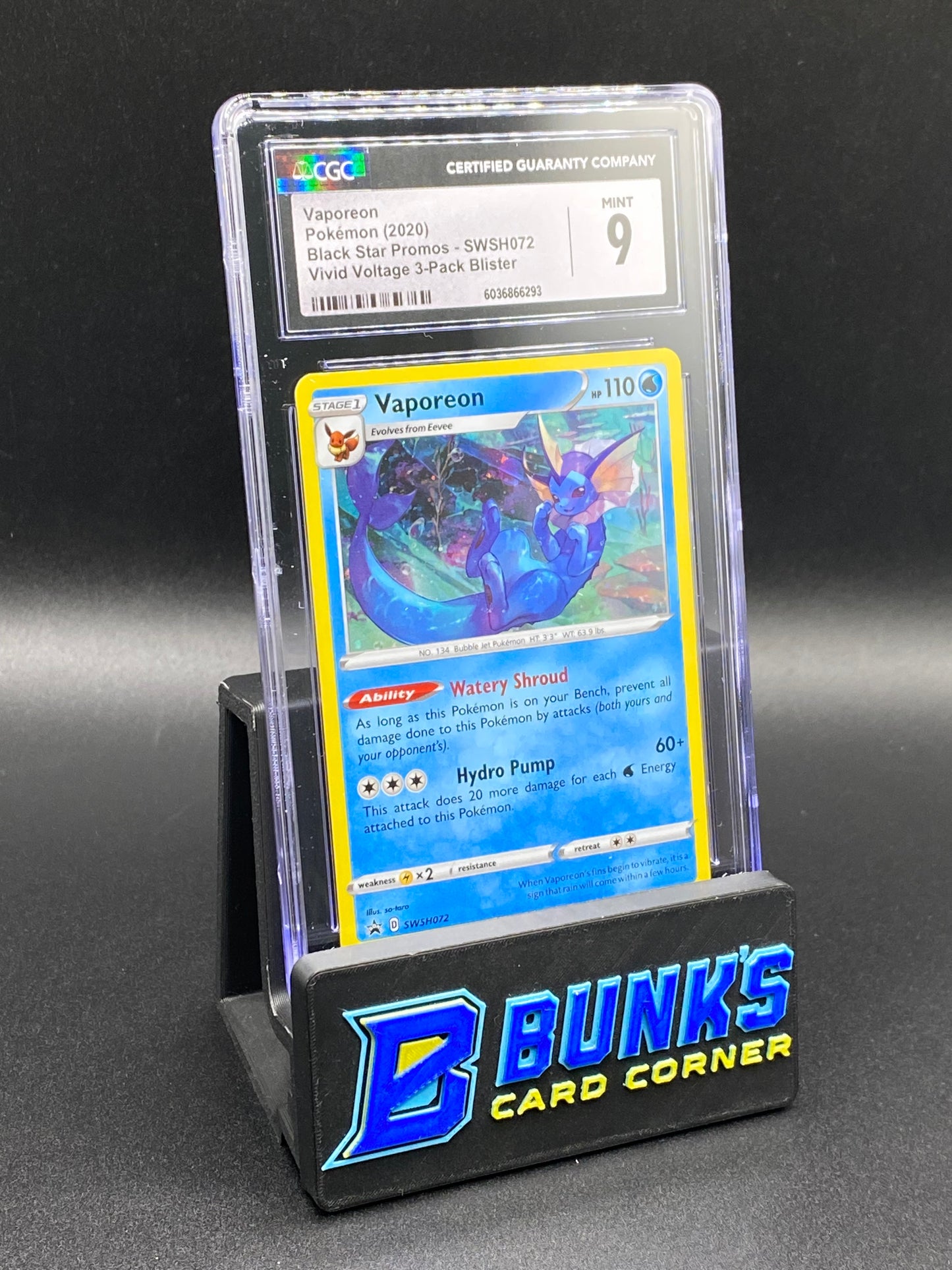 Vaporeon Promo CGC 9