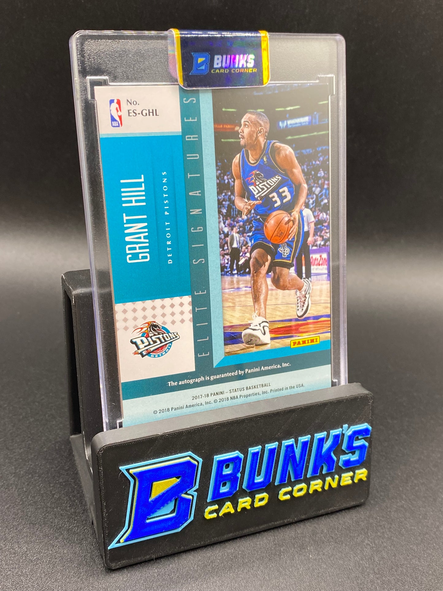 2018 Grant Hill Elite Sig. Auto