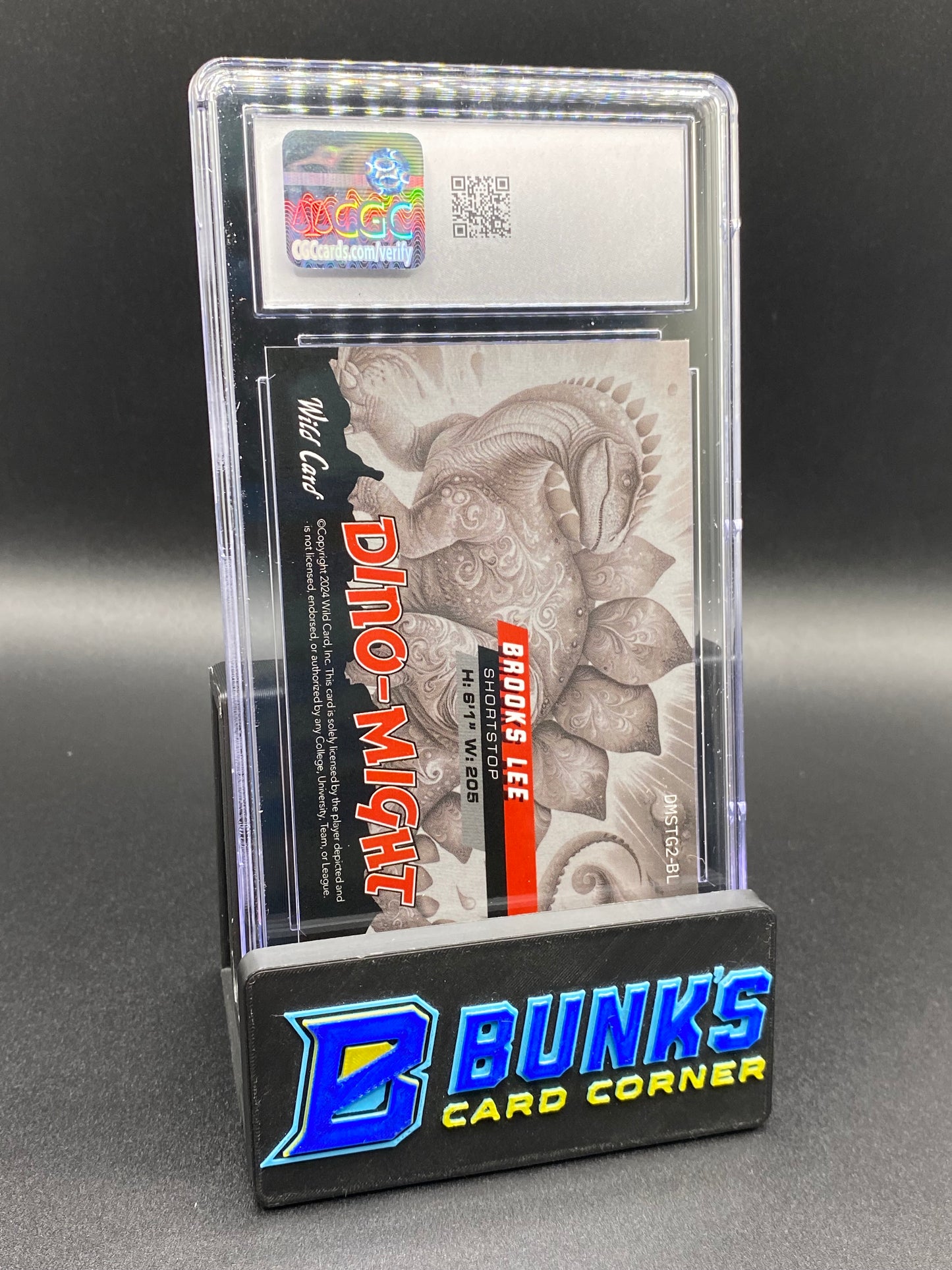 2024 Brooks Lee Purple Cross Hatch Stegosaurus CGC 10 4/10 Rc