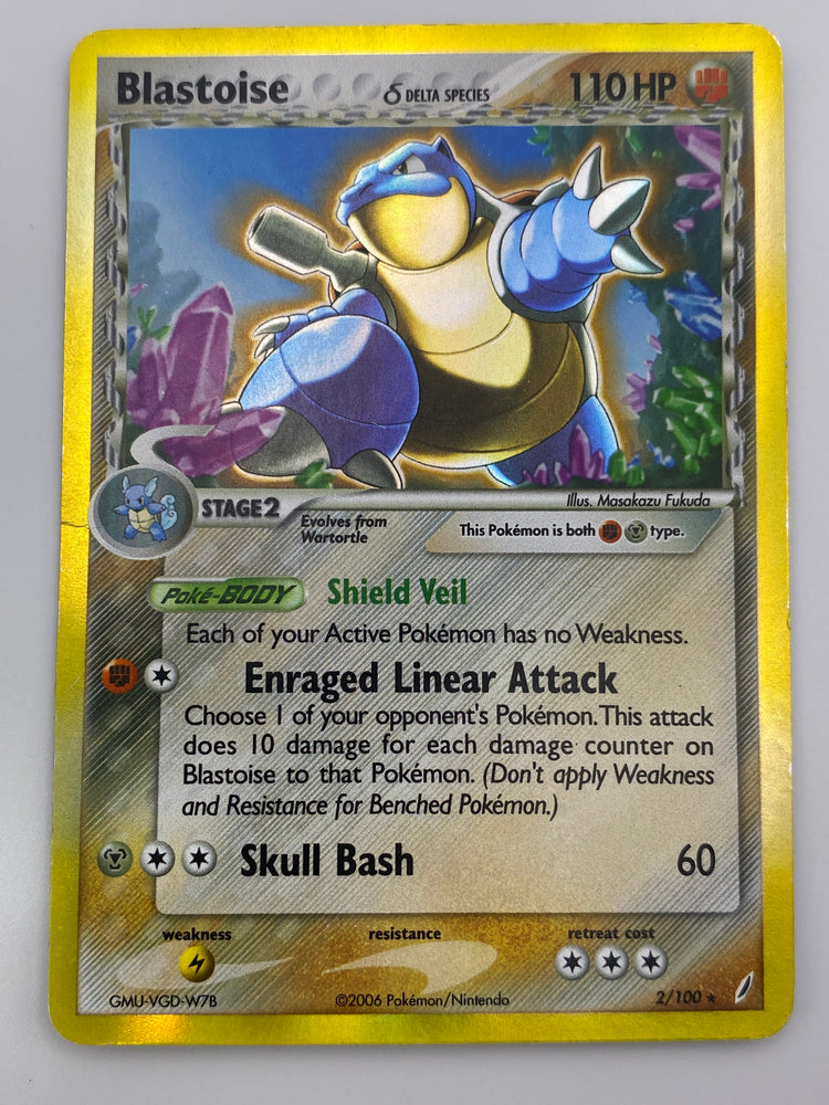 Blastoise Delta Species Holo Crystal Guardians MP-HP