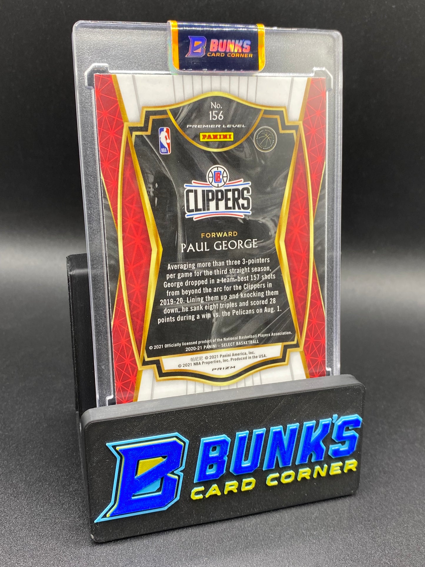 2021 Paul George Tiger Stripe Prizm