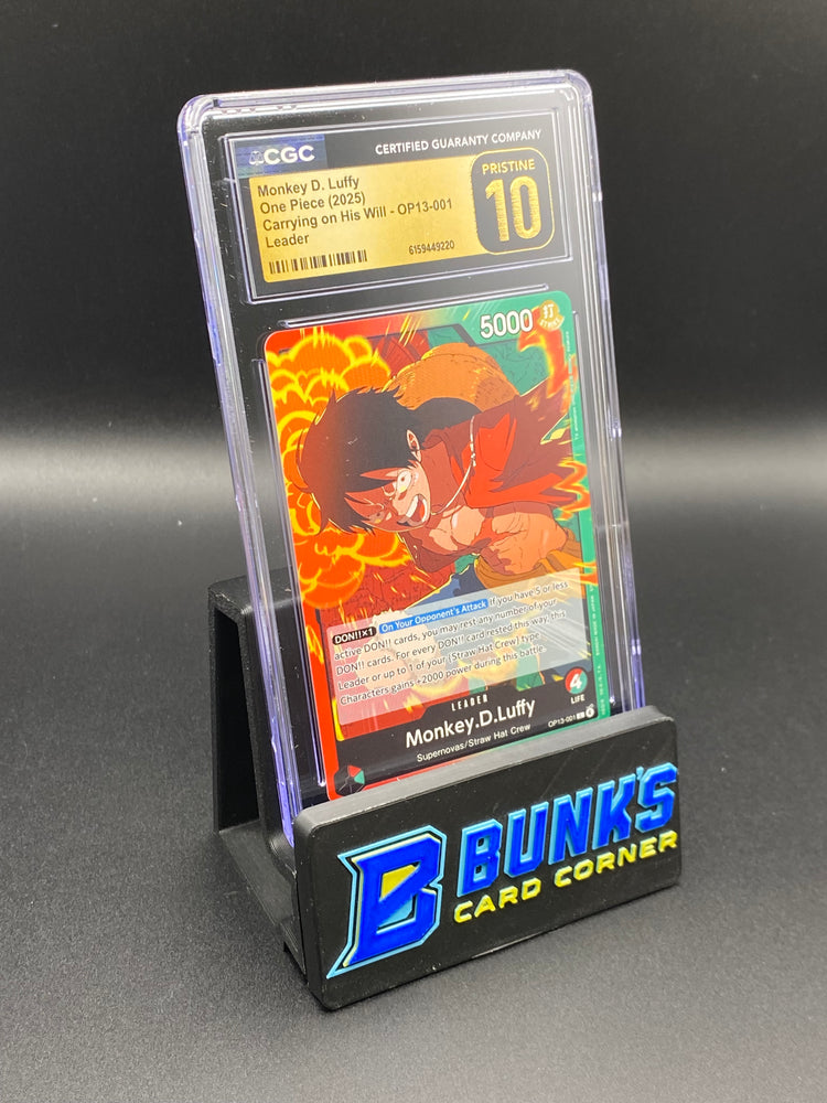 Monkey D. Luffy Leader OP13-001 CGC PRISTINE 10