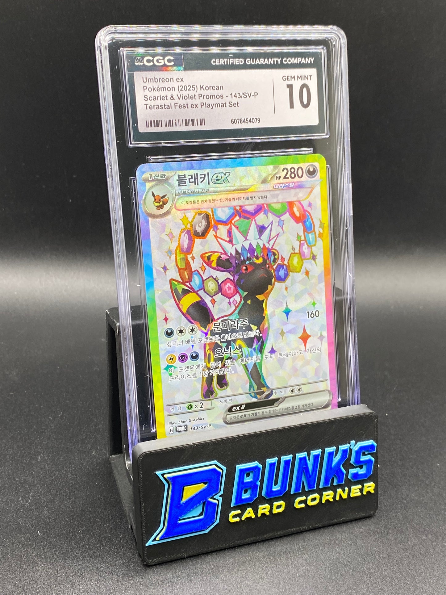 Umbreon Promo CGC 10 KOREAN