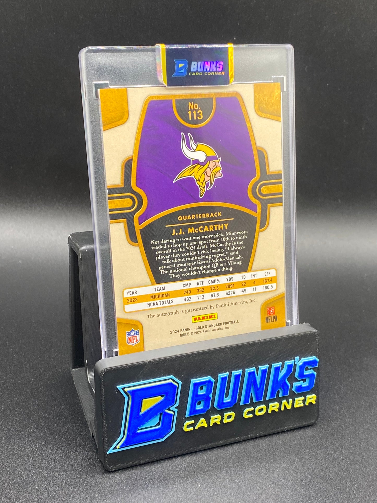 JJ McCarthy Rc Auto GS 98/99