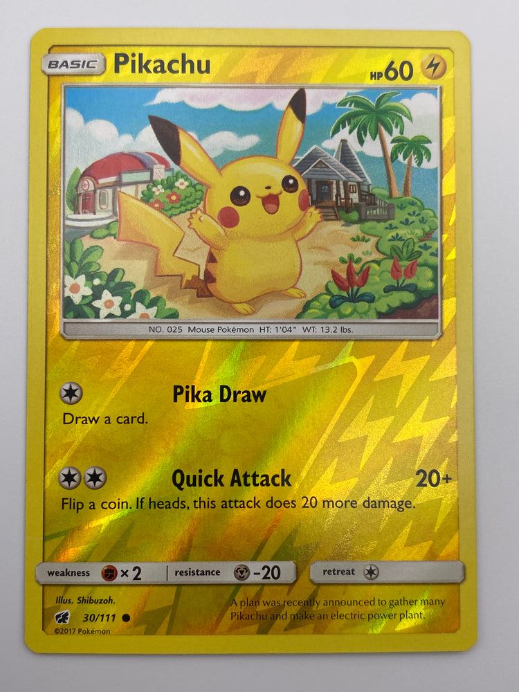 Pikachu Reverse Holo Crimson Invasion NM