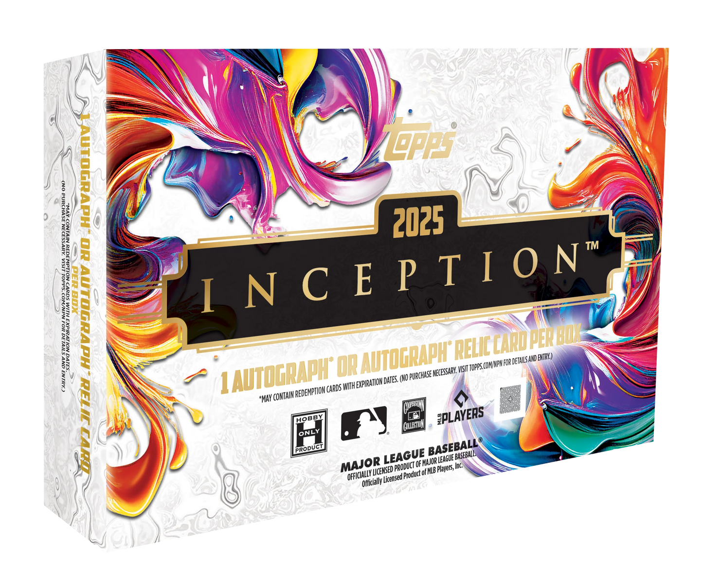 2025 MLB Inception Baseball Hobby Box PRESALE (6/19/26 Release)