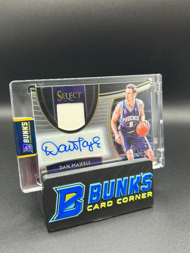 2018-19 Dan Majerle Panini Select Game Worn Patch Auto 83/160