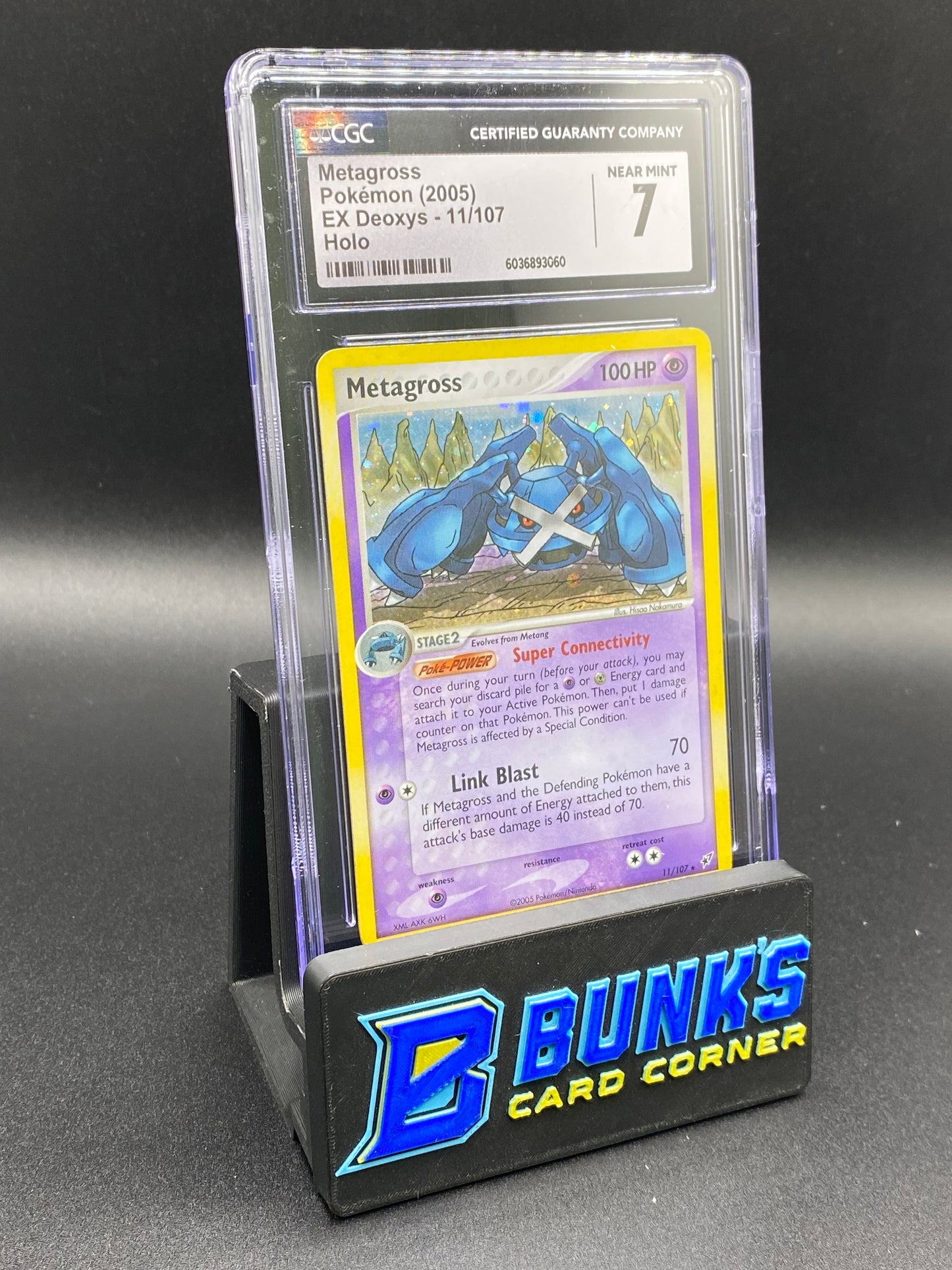 Metagross Ex Deoxys Holo CGC 7