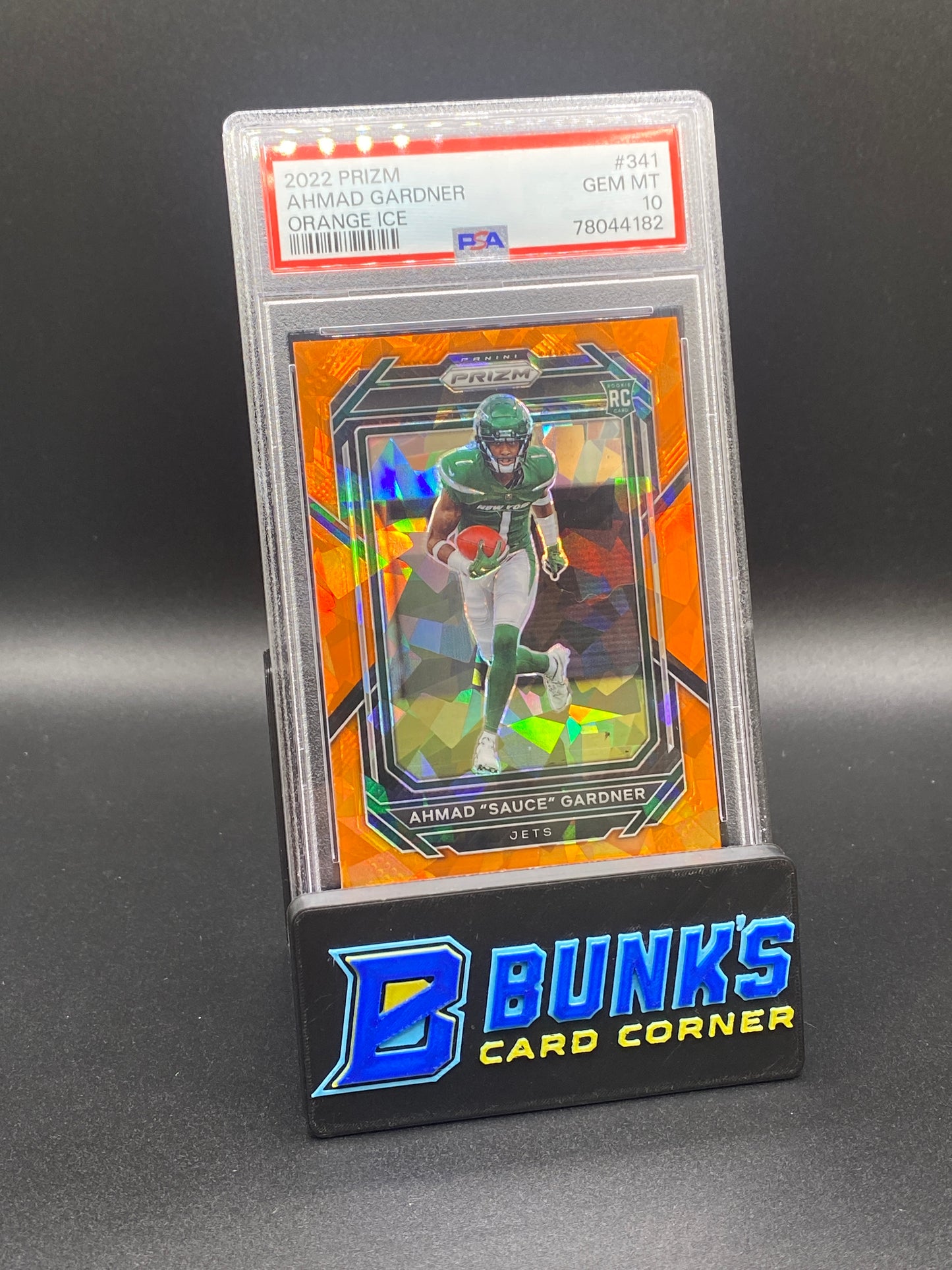 2022 Ahmad Gardner RC Orange Ice PSA 10