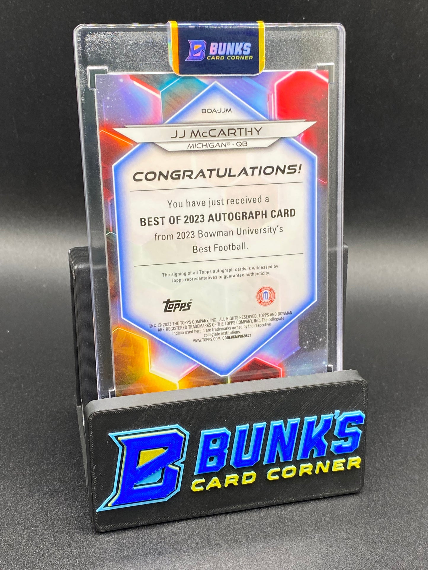 2023 JJ McCarthy Auto 38/50