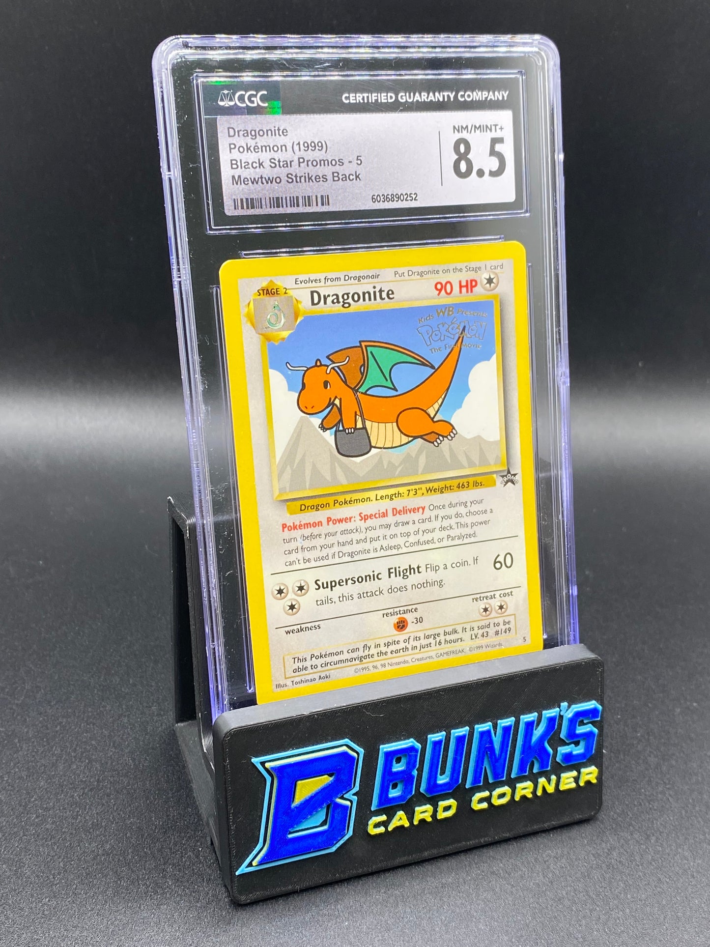 Dragonite Movie Promo CGC 8.5