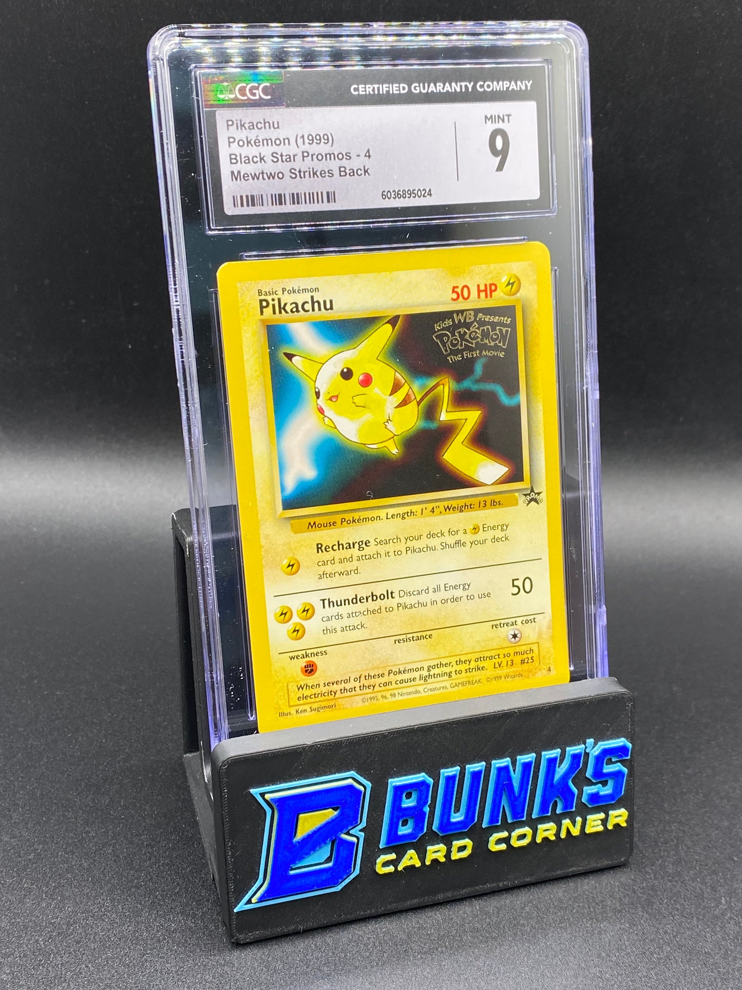 Pikachu Movie Promo CGC 9